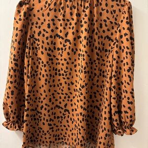 Leopard Print Women's Top